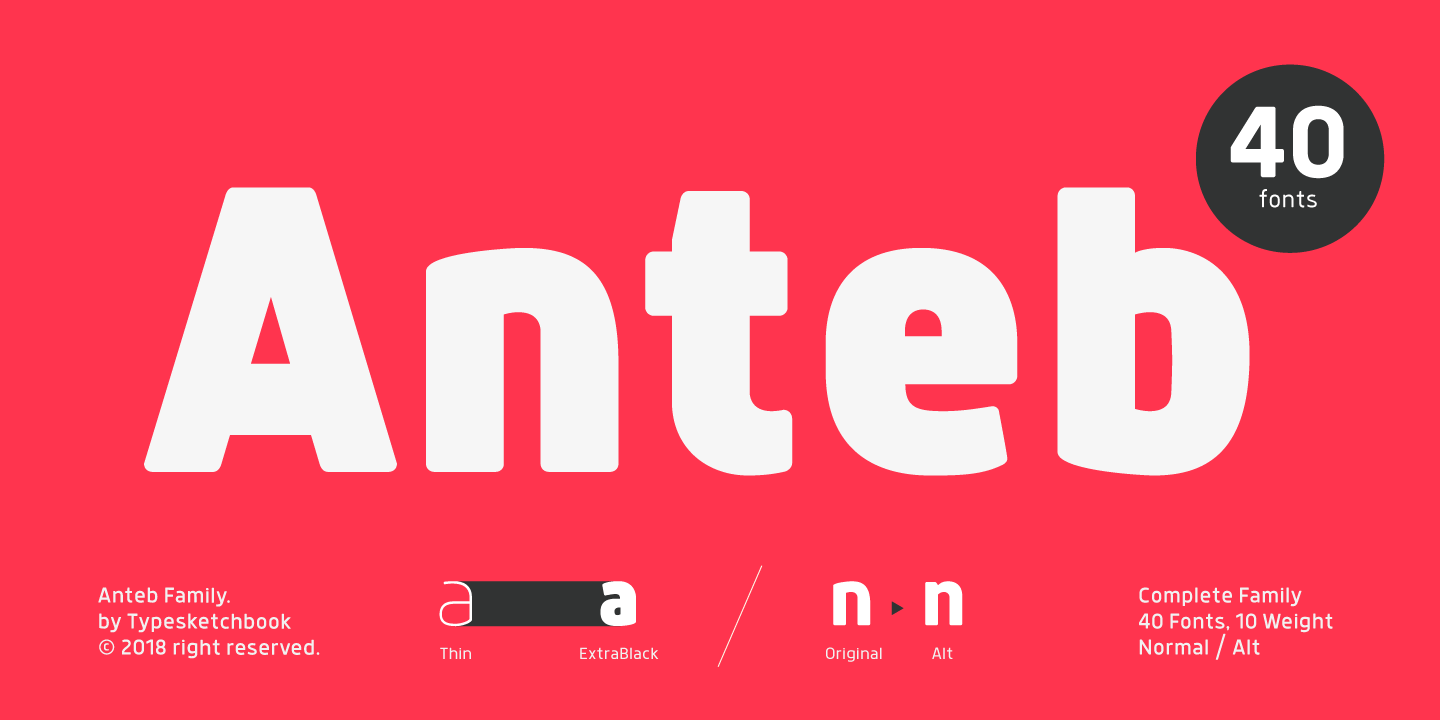 Anteb Alt Font preview
